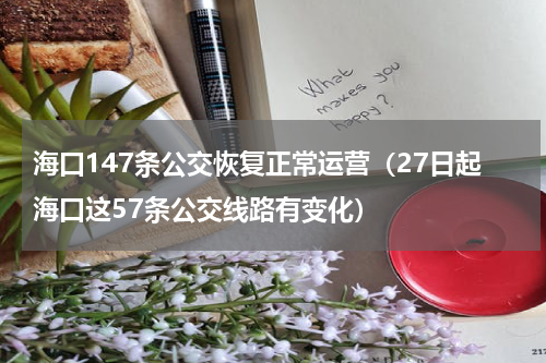 海口147条公交恢复正常运营（27日起海口这57条公交线路有变化）