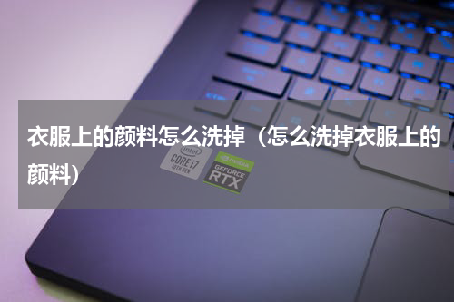 衣服上的颜料怎么洗掉（怎么洗掉衣服上的颜料）