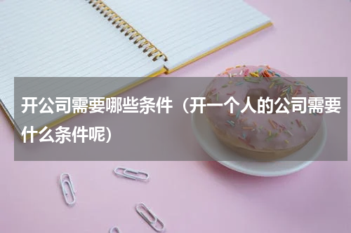 开公司需要哪些条件（开一个人的公司需要什么条件呢）
