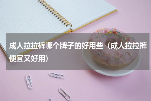 成人拉拉裤哪个牌子的好用些（成人拉拉裤便宜又好用）