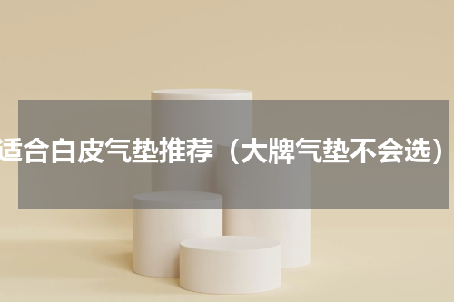 适合白皮气垫推荐（大牌气垫不会选）