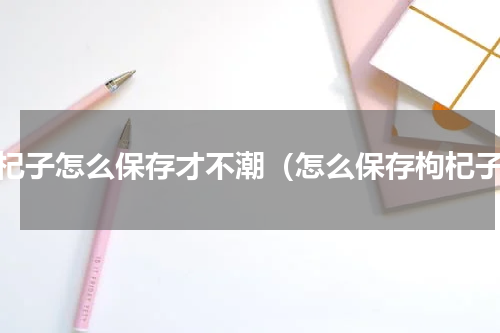 枸杞子怎么保存才不潮（怎么保存枸杞子）