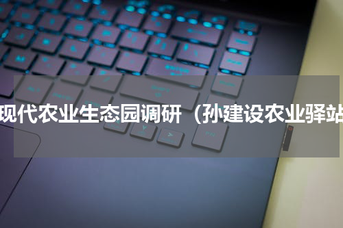 到现代农业生态园调研（孙建设农业驿站）