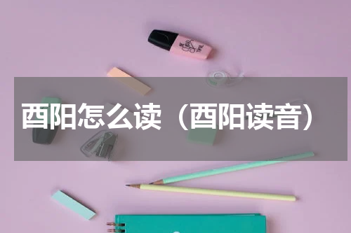 酉阳怎么读（酉阳读音）
