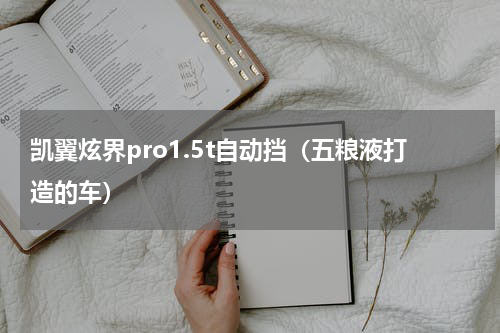 凯翼炫界pro1.5t自动挡（五粮液打造的车）