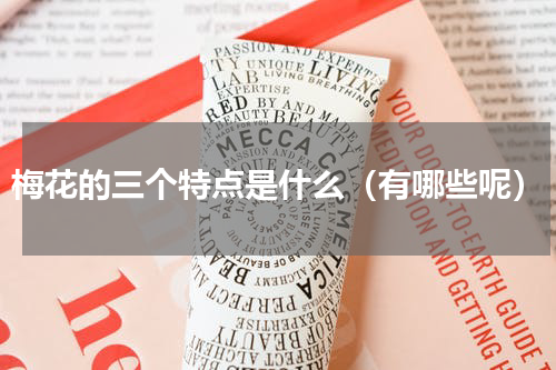 梅花的三个特点是什么（有哪些呢）