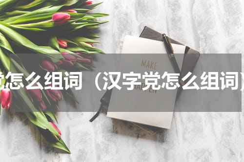 党怎么组词（汉字党怎么组词）
