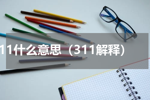 311什么意思（311解释）