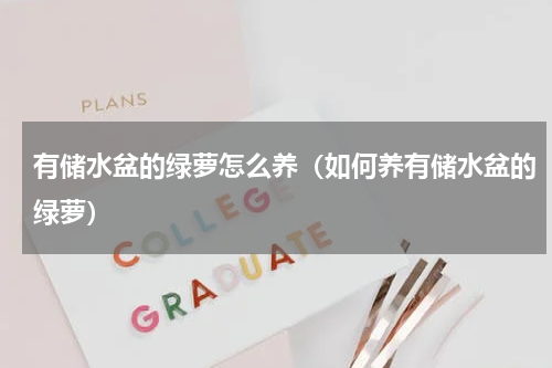 有储水盆的绿萝怎么养（如何养有储水盆的绿萝）
