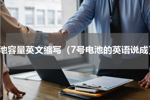 电池容量英文缩写（7号电池的英语说成）