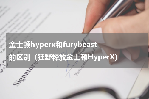金士顿hyperx和furybeast的区别（狂野释放金士顿HyperX）