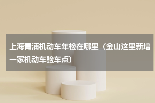上海青浦机动车年检在哪里（金山这里新增一家机动车验车点）