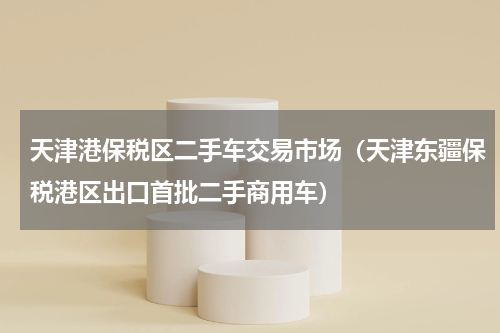 天津港保税区二手车交易市场（天津东疆保税港区出口首批二手商用车）