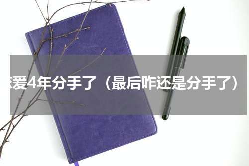 恋爱4年分手了（最后咋还是分手了）