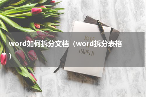 word如何拆分文档（word拆分表格）