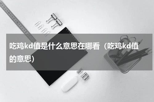 吃鸡kd值是什么意思在哪看（吃鸡kd值的意思）
