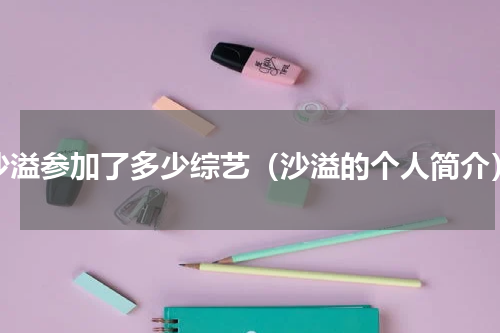 沙溢参加了多少综艺（沙溢的个人简介）