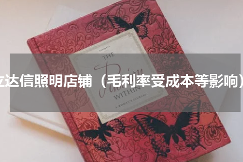立达信照明店铺（毛利率受成本等影响）