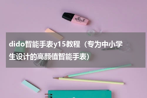 dido智能手表y15教程（专为中小学生设计的高颜值智能手表）