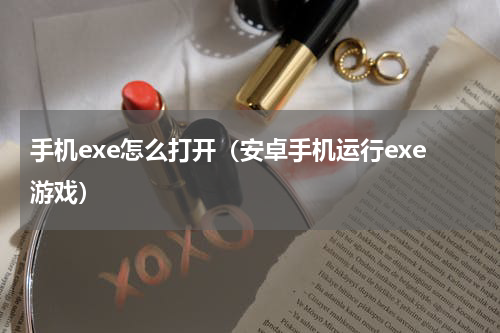 手机exe怎么打开（安卓手机运行exe游戏）