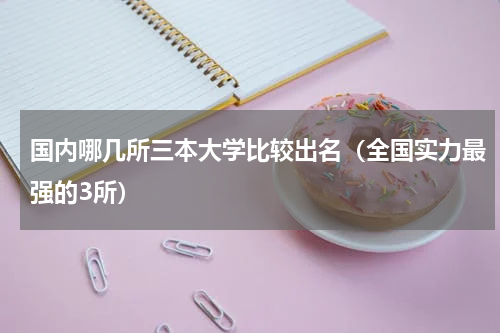 国内哪几所三本大学比较出名（全国实力最强的3所）