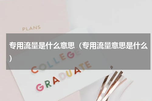 专用流量是什么意思（专用流量意思是什么）