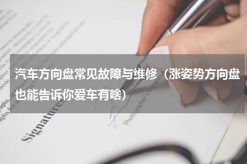 汽车方向盘常见故障与维修（涨姿势方向盘也能告诉你爱车有啥）