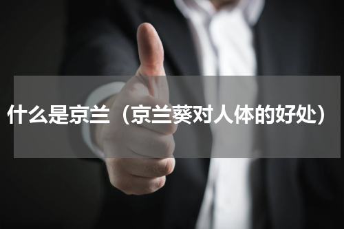 什么是京兰（京兰葵对人体的好处）