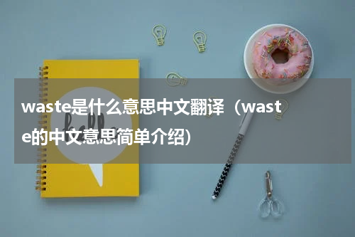 waste是什么意思中文翻译（waste的中文意思简单介绍）