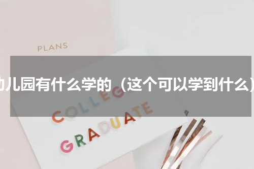幼儿园有什么学的（这个可以学到什么）