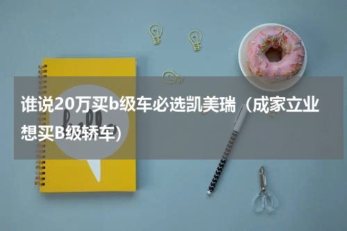 谁说20万买b级车必选凯美瑞（成家立业想买B级轿车）
