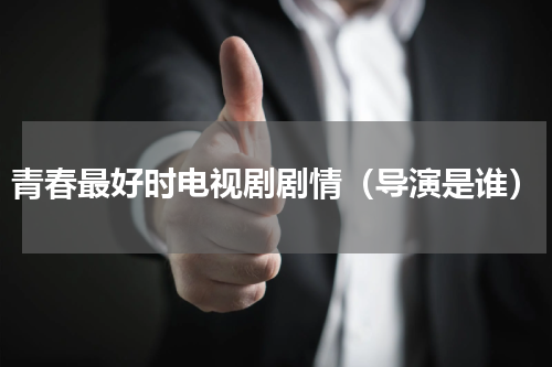 青春最好时电视剧剧情（导演是谁）