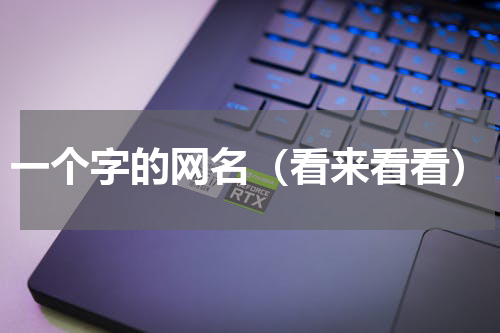 一个字的网名（看来看看）
