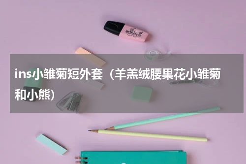 ins小雏菊短外套（羊羔绒腰果花小雏菊和小熊）