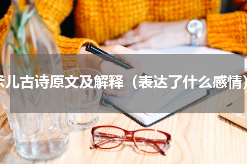 示儿古诗原文及解释（表达了什么感情）