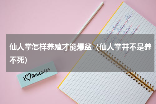 仙人掌怎样养殖才能爆盆（仙人掌并不是养不死）