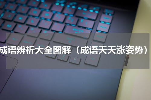 成语辨析大全图解（成语天天涨姿势）