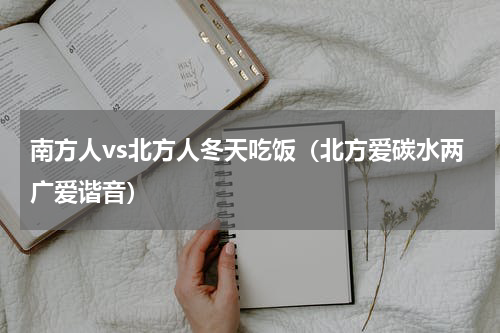 南方人vs北方人冬天吃饭（北方爱碳水两广爱谐音）