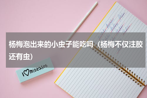 杨梅泡出来的小虫子能吃吗（杨梅不仅注胶还有虫）