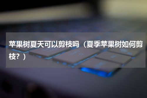 苹果树夏天可以剪枝吗（夏季苹果树如何剪枝？）