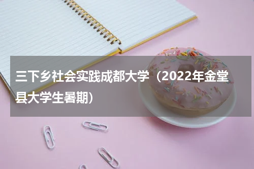 三下乡社会实践成都大学（2022年金堂县大学生暑期）