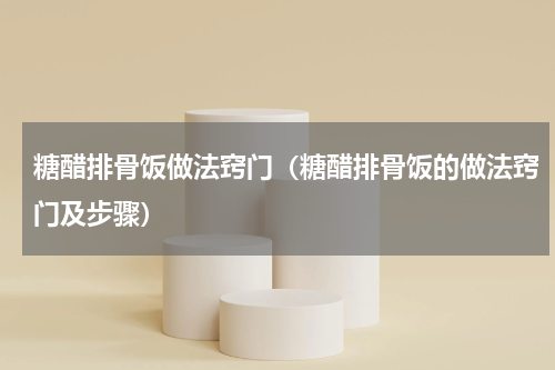 糖醋排骨饭做法窍门（糖醋排骨饭的做法窍门及步骤）