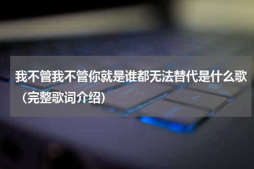 我不管我不管你就是谁都无法替代是什么歌（完整歌词介绍）