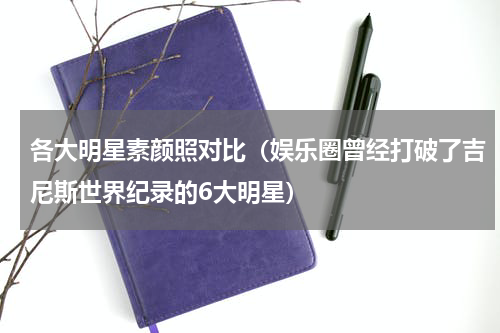 各大明星素颜照对比（娱乐圈曾经打破了吉尼斯世界纪录的6大明星）