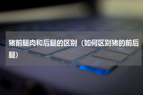 猪前腿肉和后腿的区别（如何区别猪的前后腿）