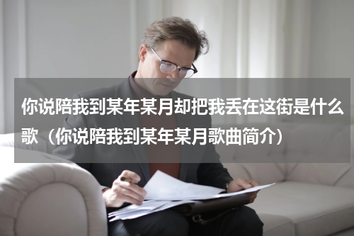 你说陪我到某年某月却把我丢在这街是什么歌（你说陪我到某年某月歌曲简介）