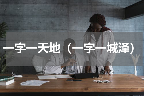 一字一天地（一字一城泽）