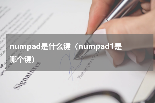 numpad是什么键（numpad1是哪个键）
