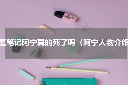 盗墓笔记阿宁真的死了吗（阿宁人物介绍）