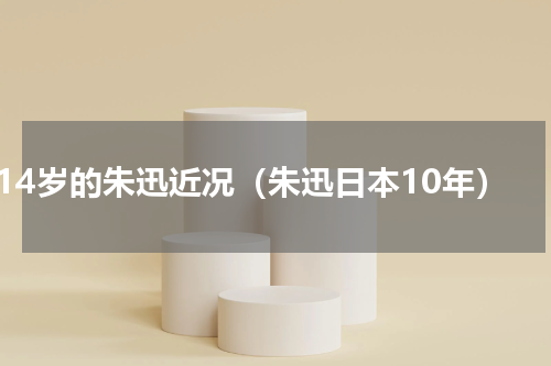 14岁的朱迅近况（朱迅日本10年）